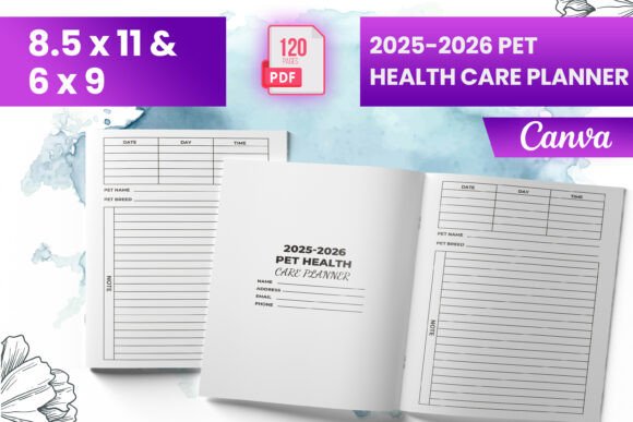 2025-2026 Pet Health Care Planner for KDP and Canva: A Practical Guide