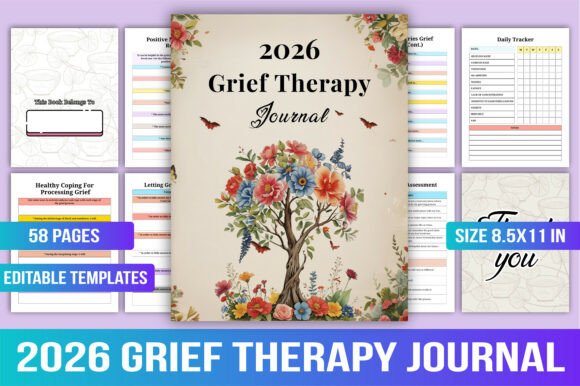 2026 Grief Therapy Journal: A Thoughtful Tool for Navigating Loss
