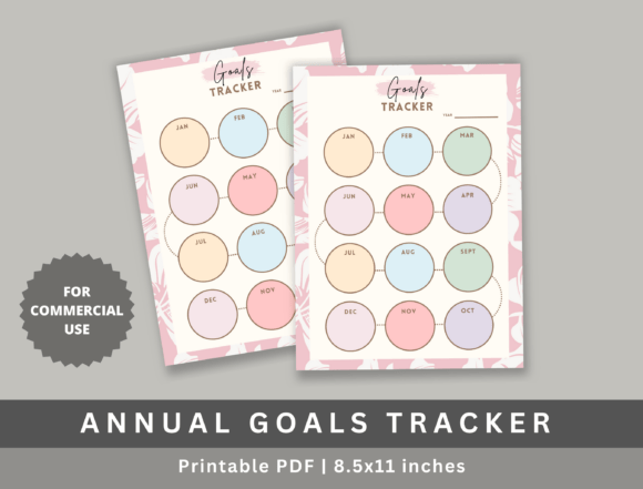 Annual Goals Tracker KDP: A Simple Tool for Yearly Success