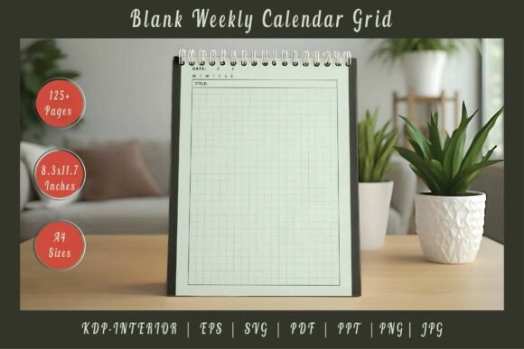 Blank Weekly Calendar Grid: A Versatile Tool for Organization and Productivity