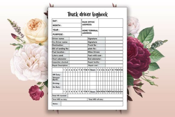 Driver Logbook Journal KDP Interior: A Modern Solution for Content-Driven Creativity