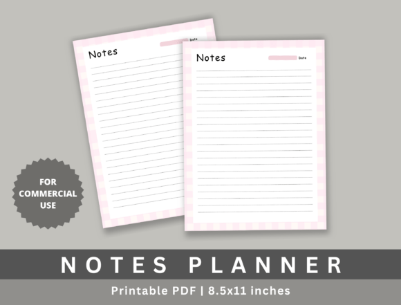 Introducing the Notes Planner – A Single-Page KDP Interior for Low-Content Publishing
