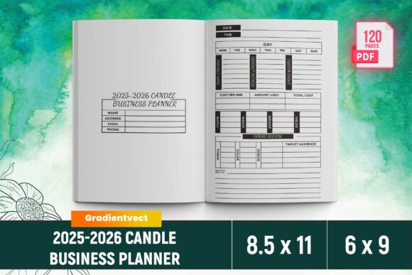 KDP 2025-2026 Candle Business Planner: A Comprehensive Guide for Aspiring Candle Makers