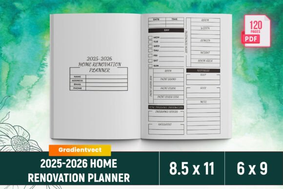 KDP 2025-2026 Home Renovation Planner: A Practical Guide for Modern Homeowners
