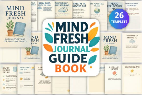 Mind Fresh Journal Guide Book Canva