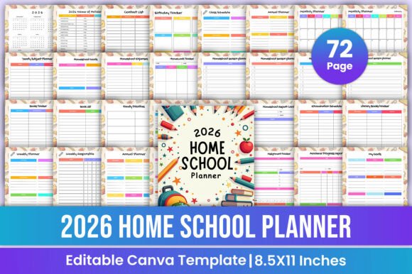 The 2026 Home School Planner Canva Template: A Modern Tool for Organized Learning