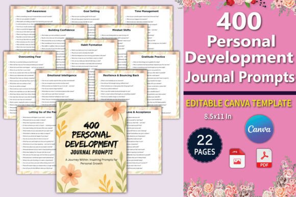 Unlocking Self-Discovery with 400 Personal Development Journal Prompts